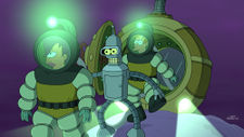 Futurama Assie Come Home Leela, Bender and Fry Underwater.jpg