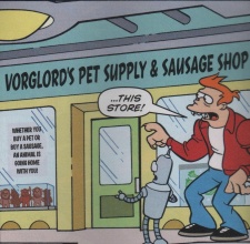 Futurama Comics Issue 61 Vorglord's Pet Supply & Sausage Shop.jpg