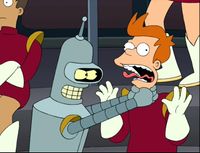 Bender chokes Fry.jpg