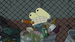 Futurama Assie Come Home Bender's Eyes and Mouth in Trash.jpg